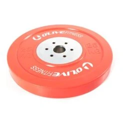 OLIVE O'LIVE Bumper Olympic Competition Disc 25 Kg Red