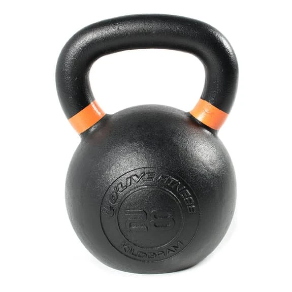 OLIVE O'LIVE 28 Kg Iron Kettlebell Black Orange