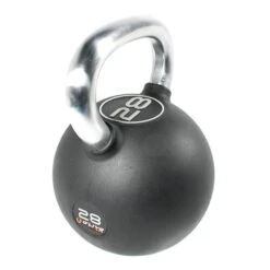 OLIVE O'LIVE 28 Kg Rubber Kettlebell Black Grey