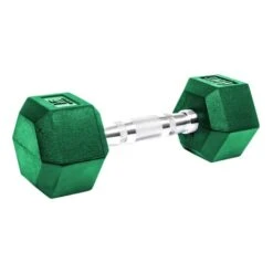 KRF Fitness 6 Kg Hexagonal Dumbbell Green