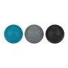 Avento 5 Cm Massage Ball Black Grey Blue (3 Units)
