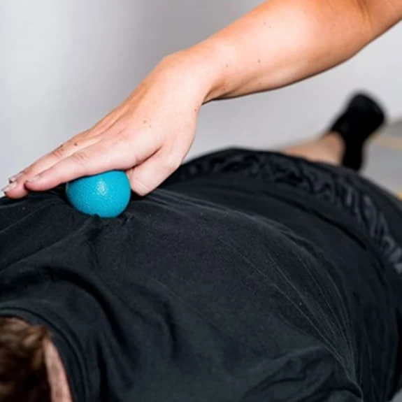 Avento 5 Cm Massage Ball Black Grey Blue (3 Units) - Image 4