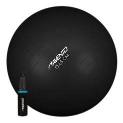 Avento Pilates Ball 65 Cm + Air Pump Black