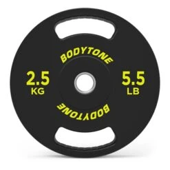 Bodytone Rubber Disc 2.5 Kg Black Yellow