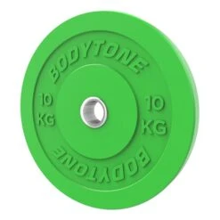 Bodytone Rubber Bumper Disc 10 Kg Green