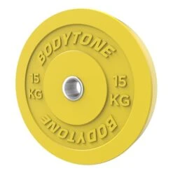 Bodytone Rubber Bumper Disc 15 Kg Yellow