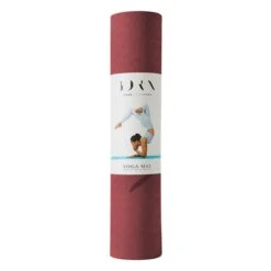Born Living Yoga Wave 6 Mm Mat Dark Red