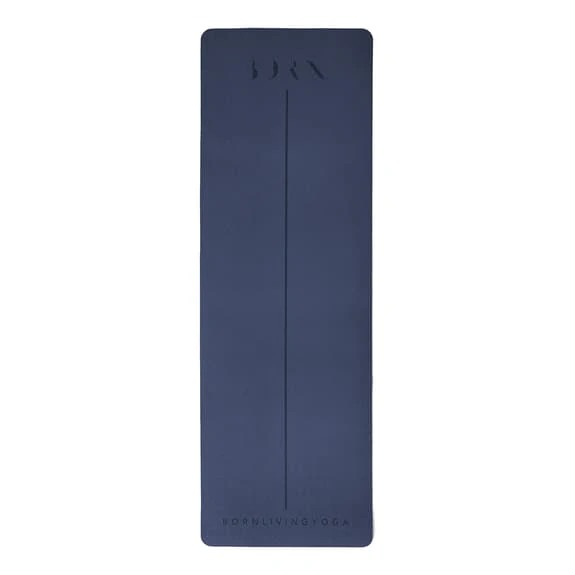 Born Living Yoga Wave 6 Mm Mat Dark Blue - Image 2