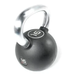 OLIVE O'LIVE 16 Kg Rubber Kettlebell Black Grey