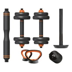 FED Xiaomi 10 Kg Barbell, Discs And Kettlebell Kit + Sensor Move It