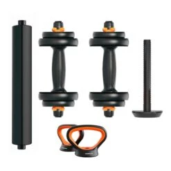 FED Xiaomi V2 10 Kg Barbell, Discs And Kettlebell Set