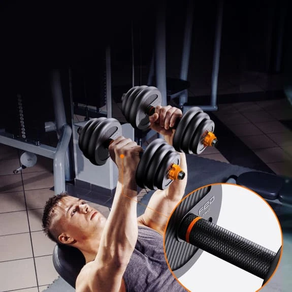 FED Xiaomi 20 Kg Barbell, Discs And Kettlebell Set - Image 6