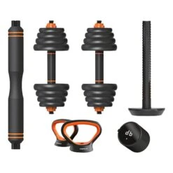 FED Xiaomi 30 Kg Barbell, Discs And Kettlebell Kit + Sensor Move It