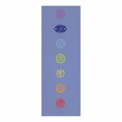 Gaiam Chakra Yoga Classic 4 Mm Mat Clear Lilac