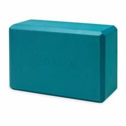 Gaiam Classic Yoga Block Turquoise Blue