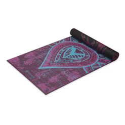 Mat Gaiam Reversible Be Free 6 Mm Lilac Blue
