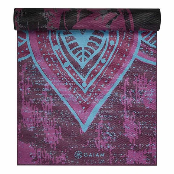 Mat Gaiam Reversible Be Free 6 Mm Lilac Blue - Image 5