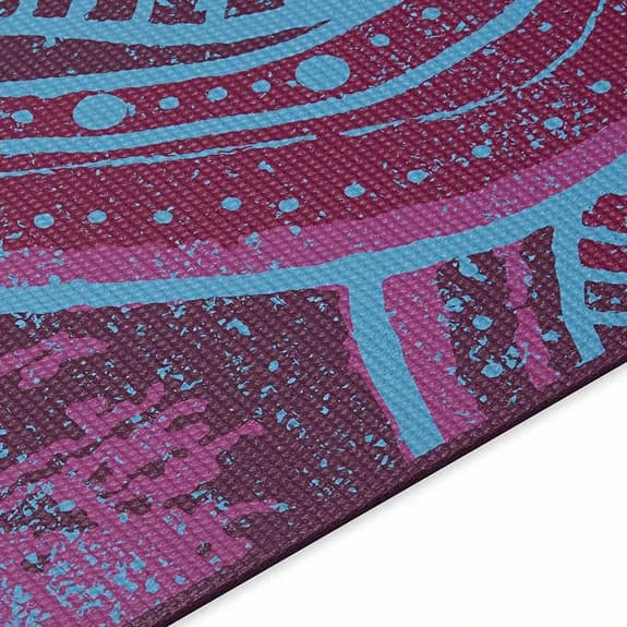 Mat Gaiam Reversible Be Free 6 Mm Lilac Blue - Image 6