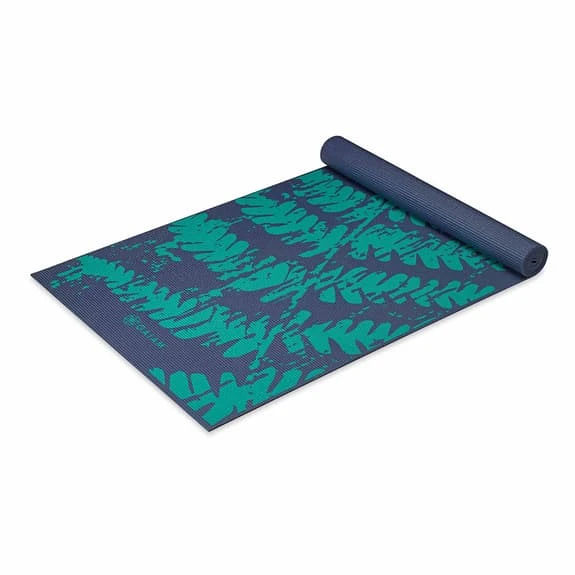 Gaiam Classic Printed Yoga 4 Mm Mat Blue Green - Image 3