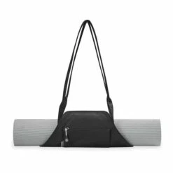 Gaiam On-The-Go Pro Yoga Mat Bag Black Grey