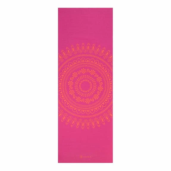 Gaiam Brigth Marrakesh Premium Yoga 6 Mm Mat Pink Orange