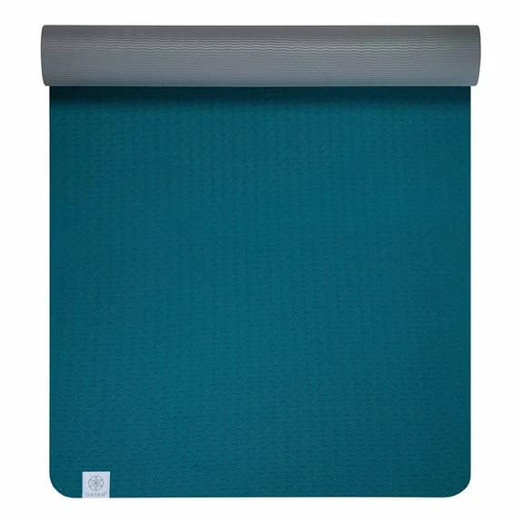 Gaiam Eco TPE Performance 6 Mm Mat Turquoise Blue - Image 2