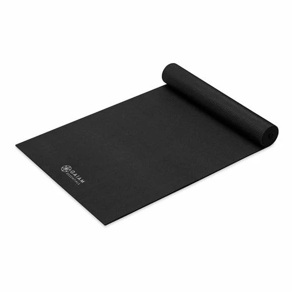 Gaiam Essentials Yoga 6 Mm Mat Black Grey - Image 3
