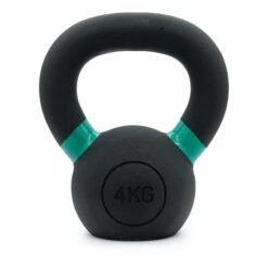 Leffort 4 Kg Iron Kettlebell Green Black