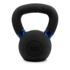 Leffort 6 Kg Iron Kettlebell Black Navy Blue