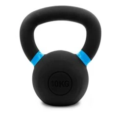 Leffort 10 Kg Iron Kettlebell Black Light Blue