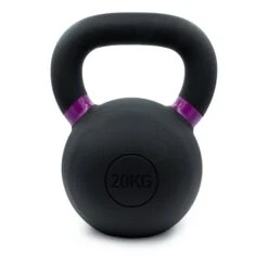 Leffort 20 Kg Iron Kettlebell Black Lilac