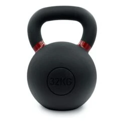 Leffort 32 Kg Iron Kettlebell Black Red