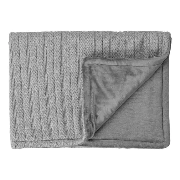 Medisana HB 680 Knitted Electric Blanket Grey - Image 3