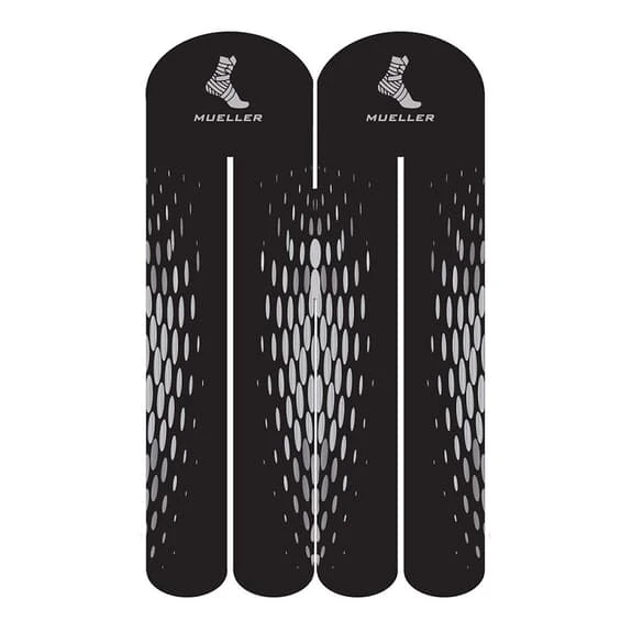 Mueller Kinesiology Y-Shaped Pre-Cut Muscle Tape Black (6 Pack)