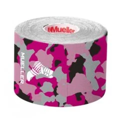 Mueller Kinesiology Pre-Cut Muscle Tape Camouflage Pink (20 Pack)