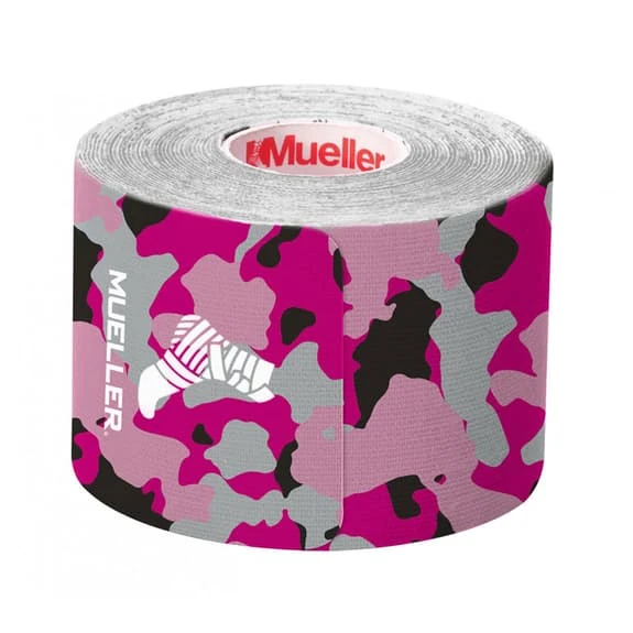 Mueller Kinesiology Pre-Cut Muscle Tape Camouflage Pink (20 Pack)