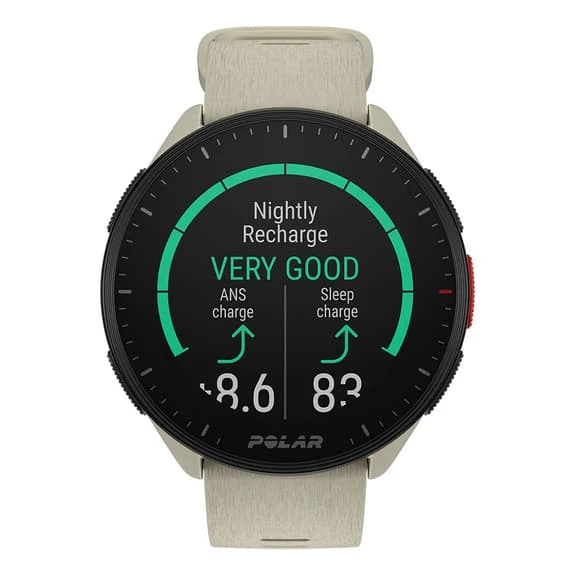 Polar Pacer GPS Heart Rate Monitor Off White - Image 5