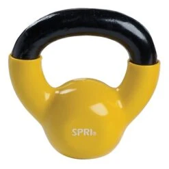 SPRI 2.3 Kg Kettlebell Yellow Black