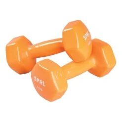 SPRI Deluxe Dumbbell 4.5kg Orange (pair)