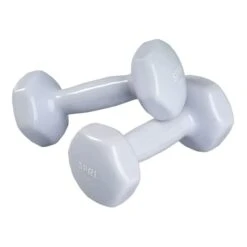 SPRI Deluxe Dumbbells 1.8 Kg Grey (pair)