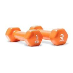 Ruster Studio Dumbbells 1 Kg Orange (Pair)