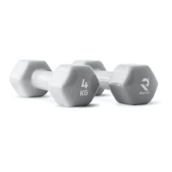 Ruster Studio Dumbbells 4 Kg Grey (Pair)