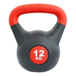 Softee PVC Kettlebell 12 Kg Red Black