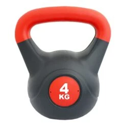 Softee PVC Kettlebell 4 Kg Red Black