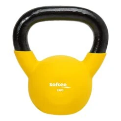 Softee Neoprene Kettlebell 8 Kg Yellow
