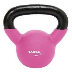 Softee Neoprene Kettlebell 4 Kg Pink