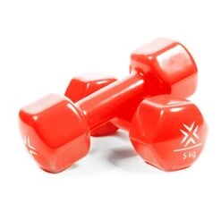 Evergy Fitness Studio Dumbbells 5 Kg Red (pair)