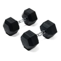 Evergy Fitness Hexagonal Dumbbells 17.5 Kg (pair)