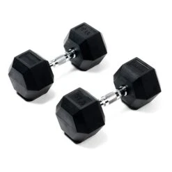 Evergy Fitness Hexagonal Dumbbells 37.5 Kg (pair)