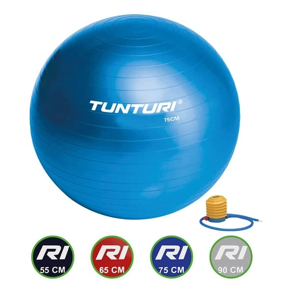 Tunturi 75 Cm Pilates Ball Blue